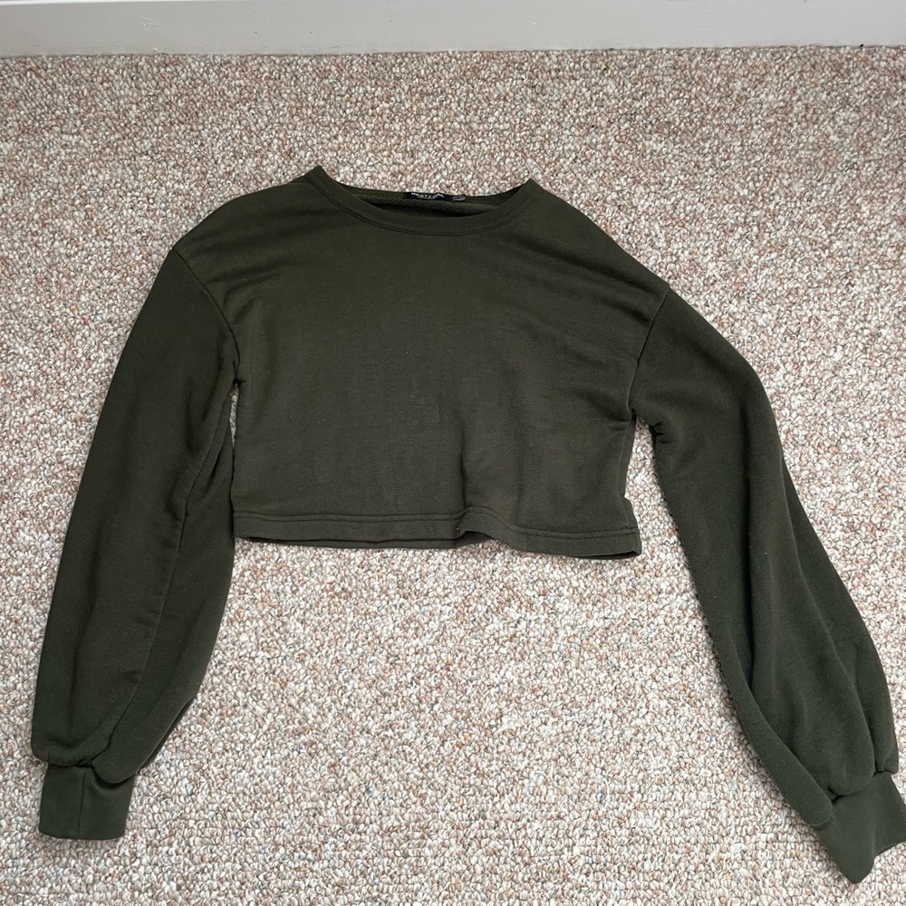 Nasty gal cropped sweatshirt